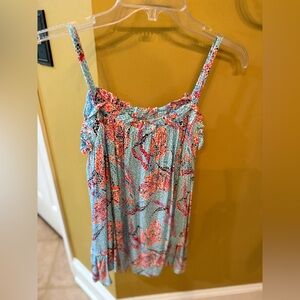 Crown & Ivy Multicolor Patterned Top